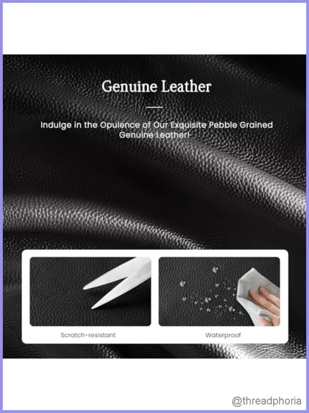 Genuine Leather Hobo Bag RFID Anti Theft Convertible Crossbody Purse